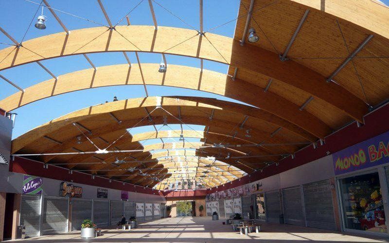 copertura per centro commerciale