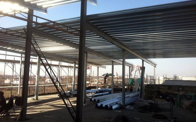 realizzazione struttura in lamiera