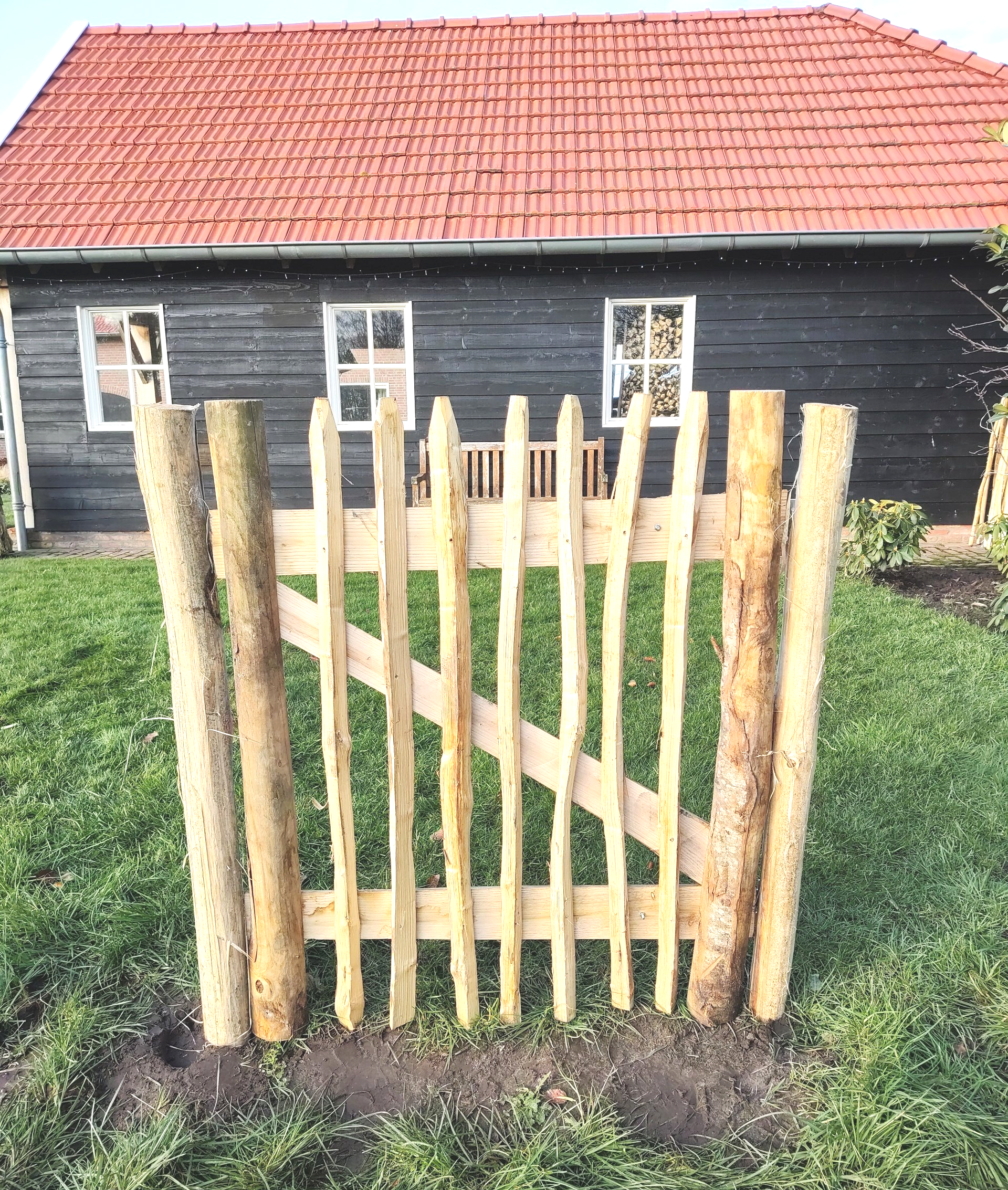 kastanje tuinpoort