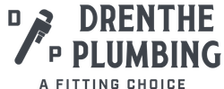 Logo: "Drenthe Plumbing" with a wrench, and the tagline "A Fitting Choice".