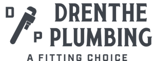 Logo: "Drenthe Plumbing" with a wrench, and the tagline "A Fitting Choice".