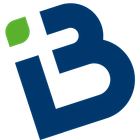 A blue and white logo for burello impianti.