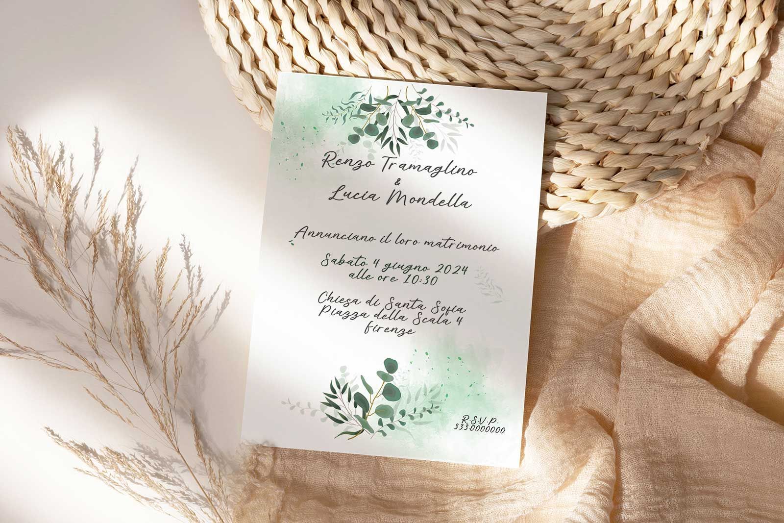 partecipazione di nozze