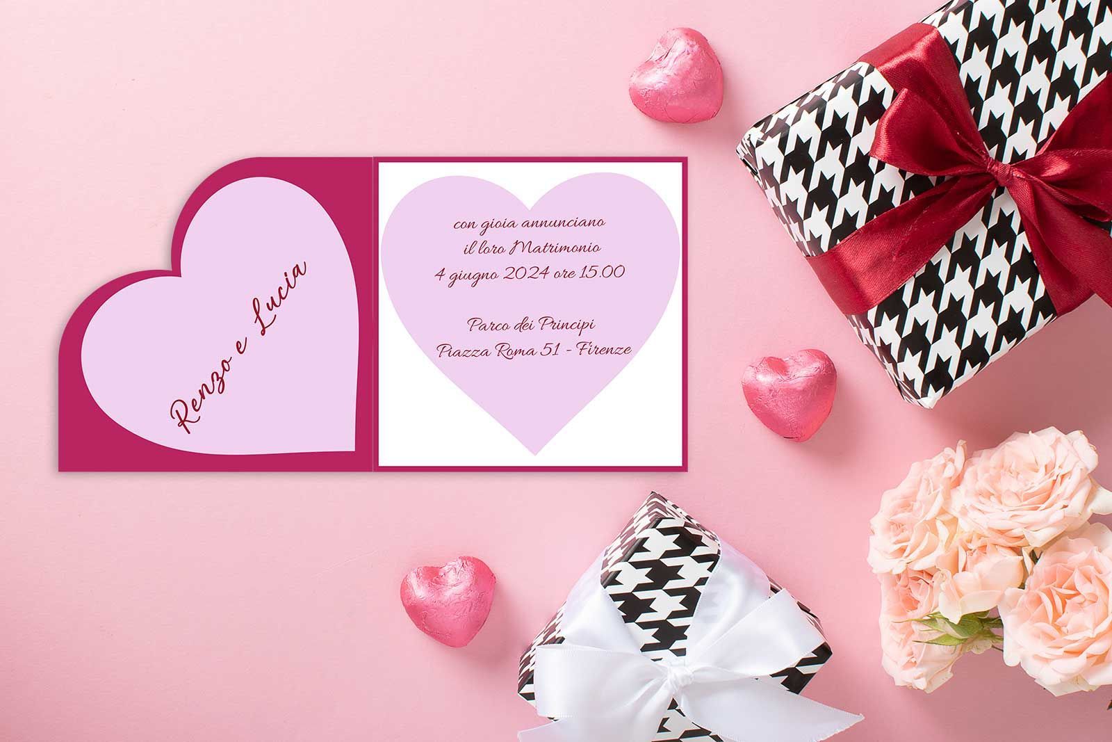 partecipazione di nozze