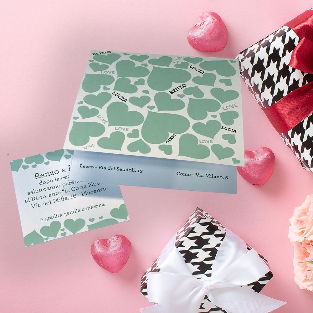 partecipazioni matrimonio naturali floreali personalizzate