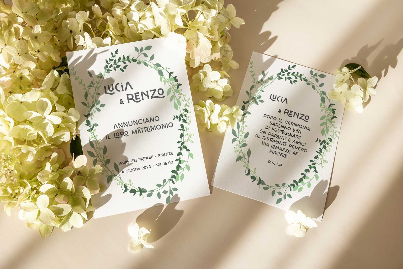 partecipazione di nozze