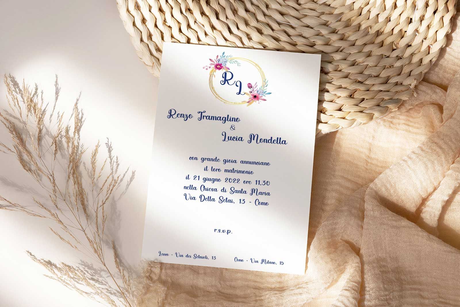 partecipazione di nozze