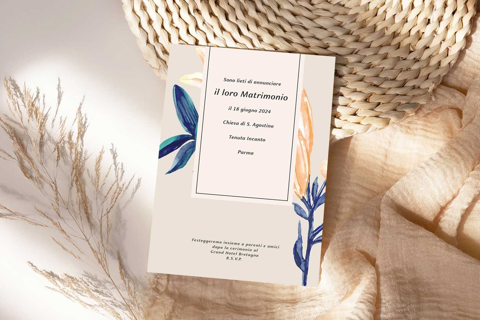 partecipazione di nozze