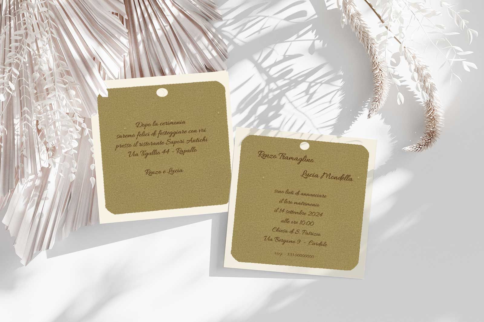 partecipazione di nozze