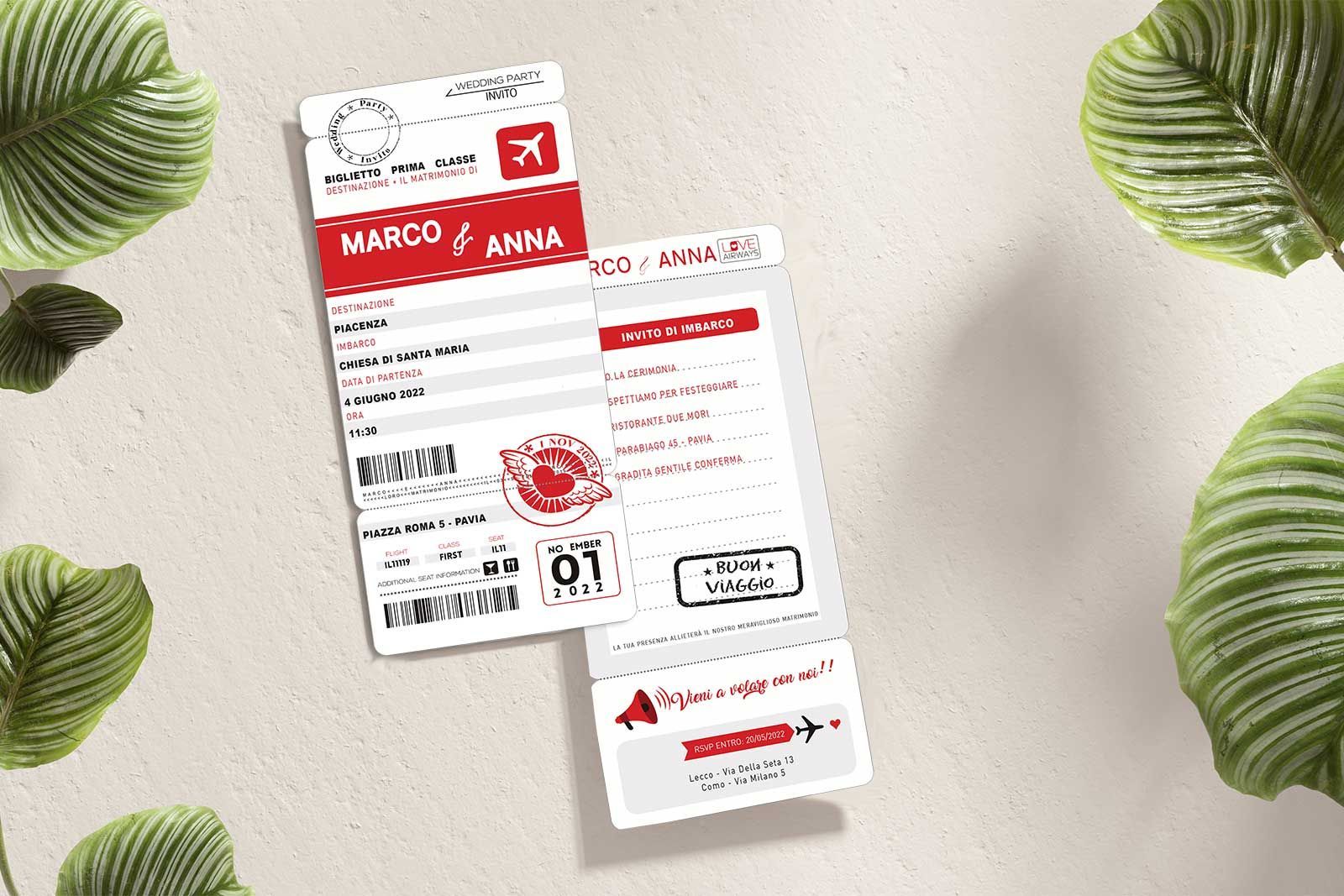 partecipazione di nozze