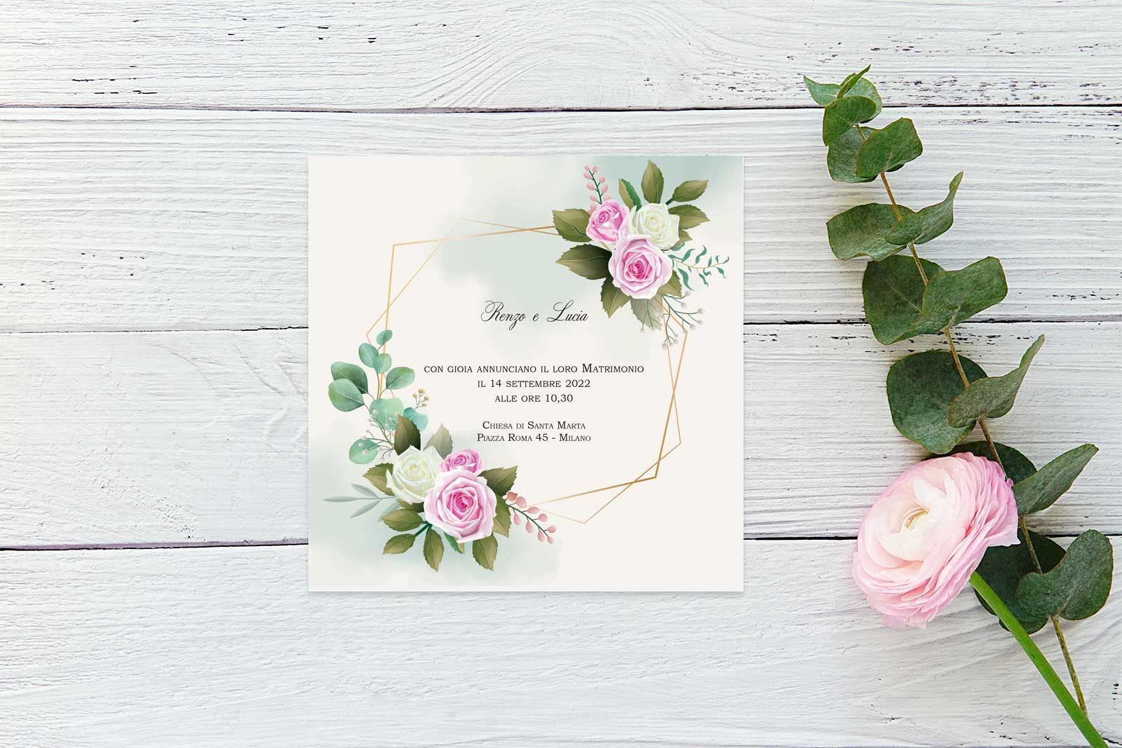 partecipazione di nozze