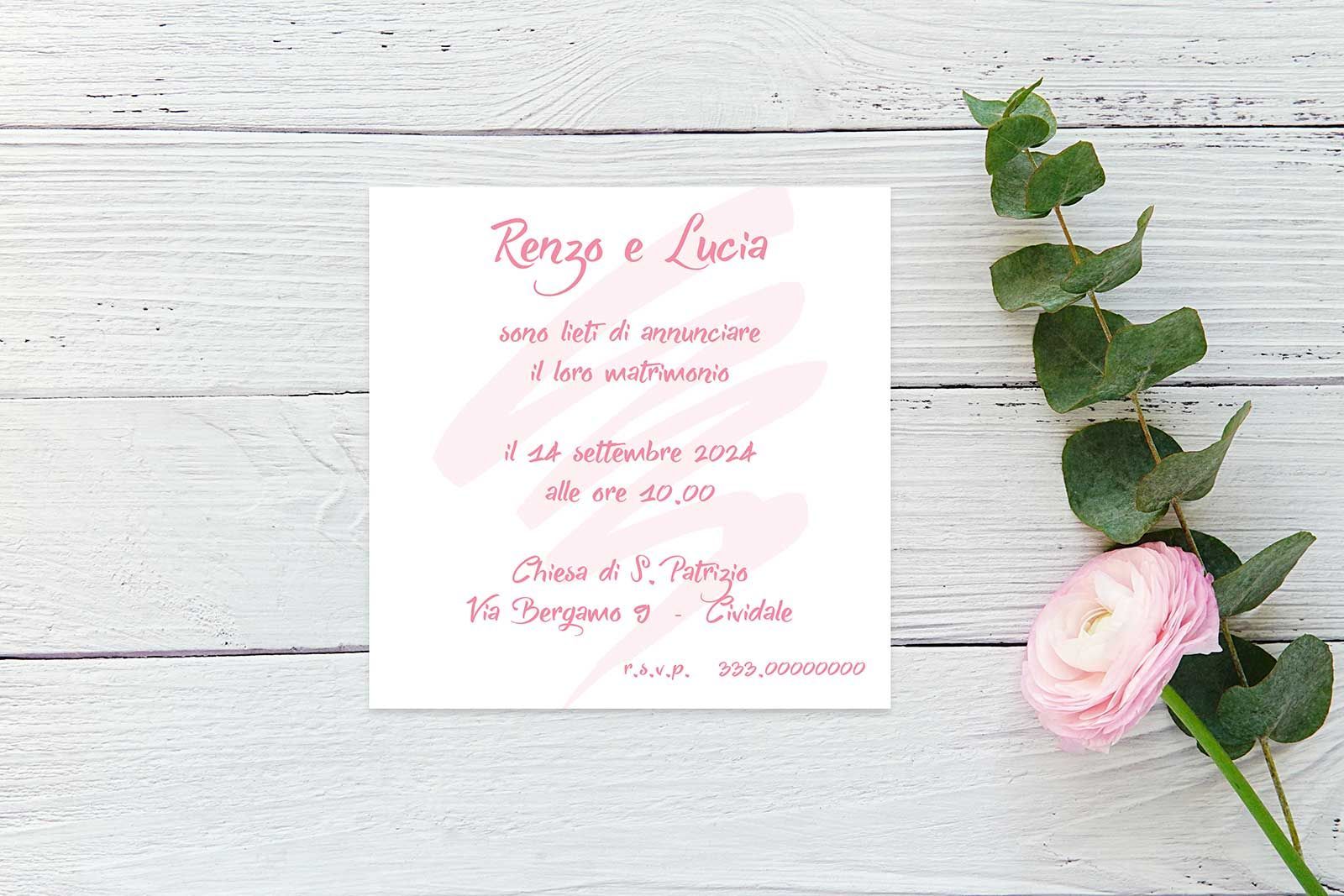 partecipazioni di nozze