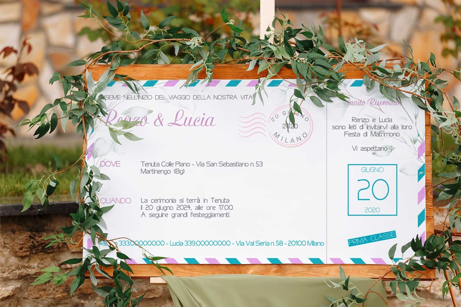 partecipazione di nozze