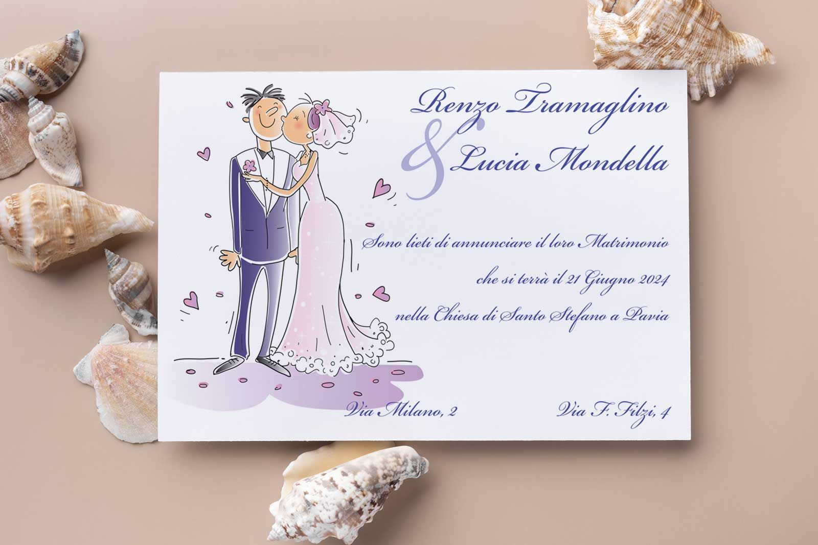 partecipazione di nozze