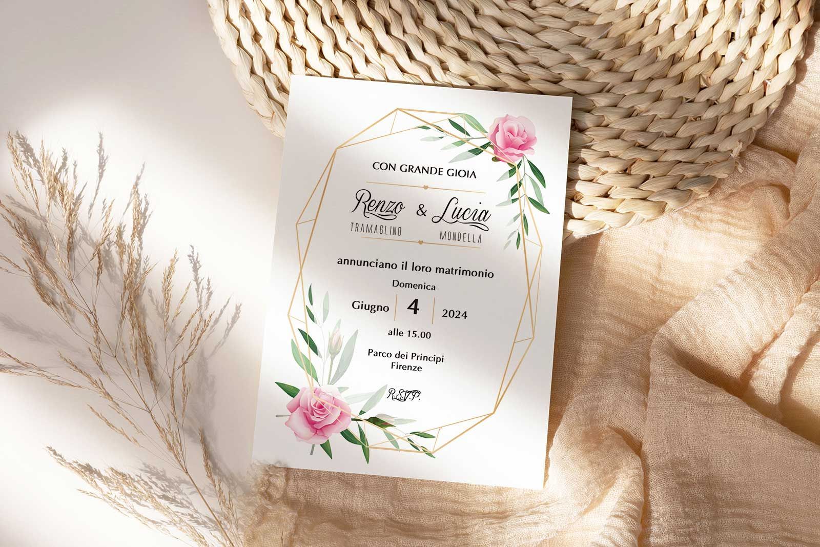 partecipazione di nozze