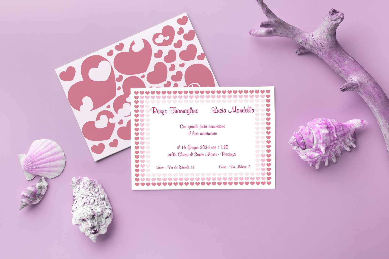 partecipazione di nozze