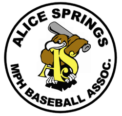 A logo for the alice springs mph baseball association