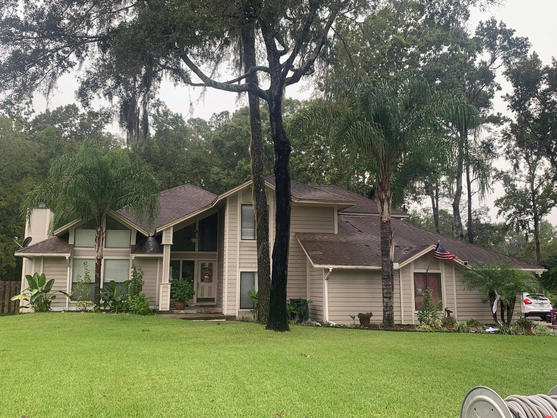Large House with Trees in Front | Jacksonville, FL | Coastal Pressure Washing