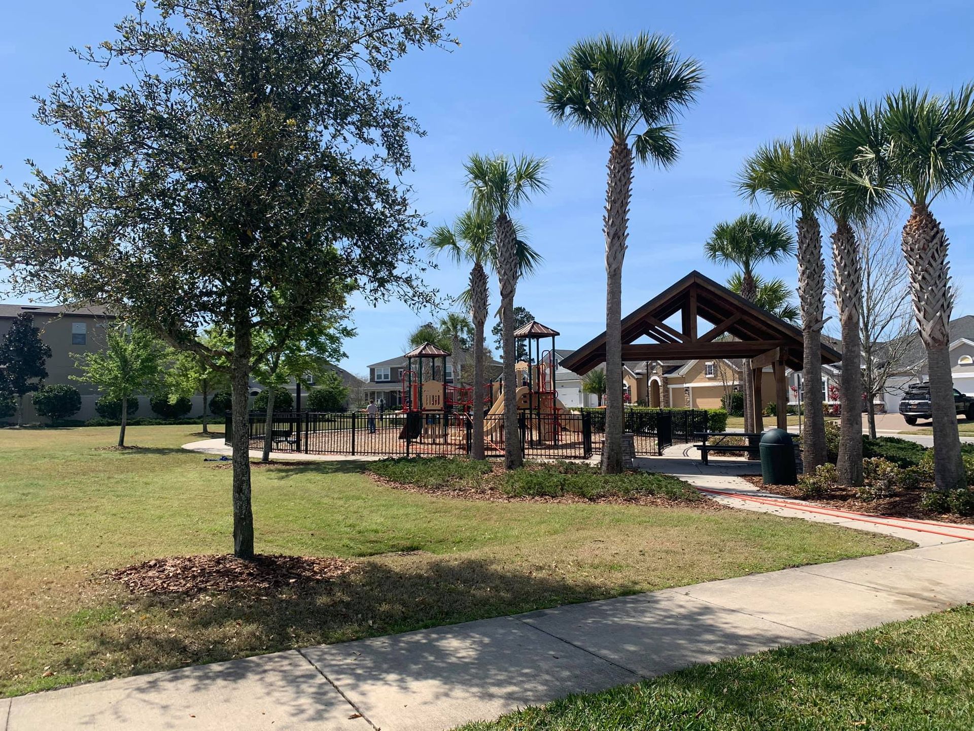 Park with Playground and Palm Trees | Jacksonville, FL | Coastal Pressure Washing