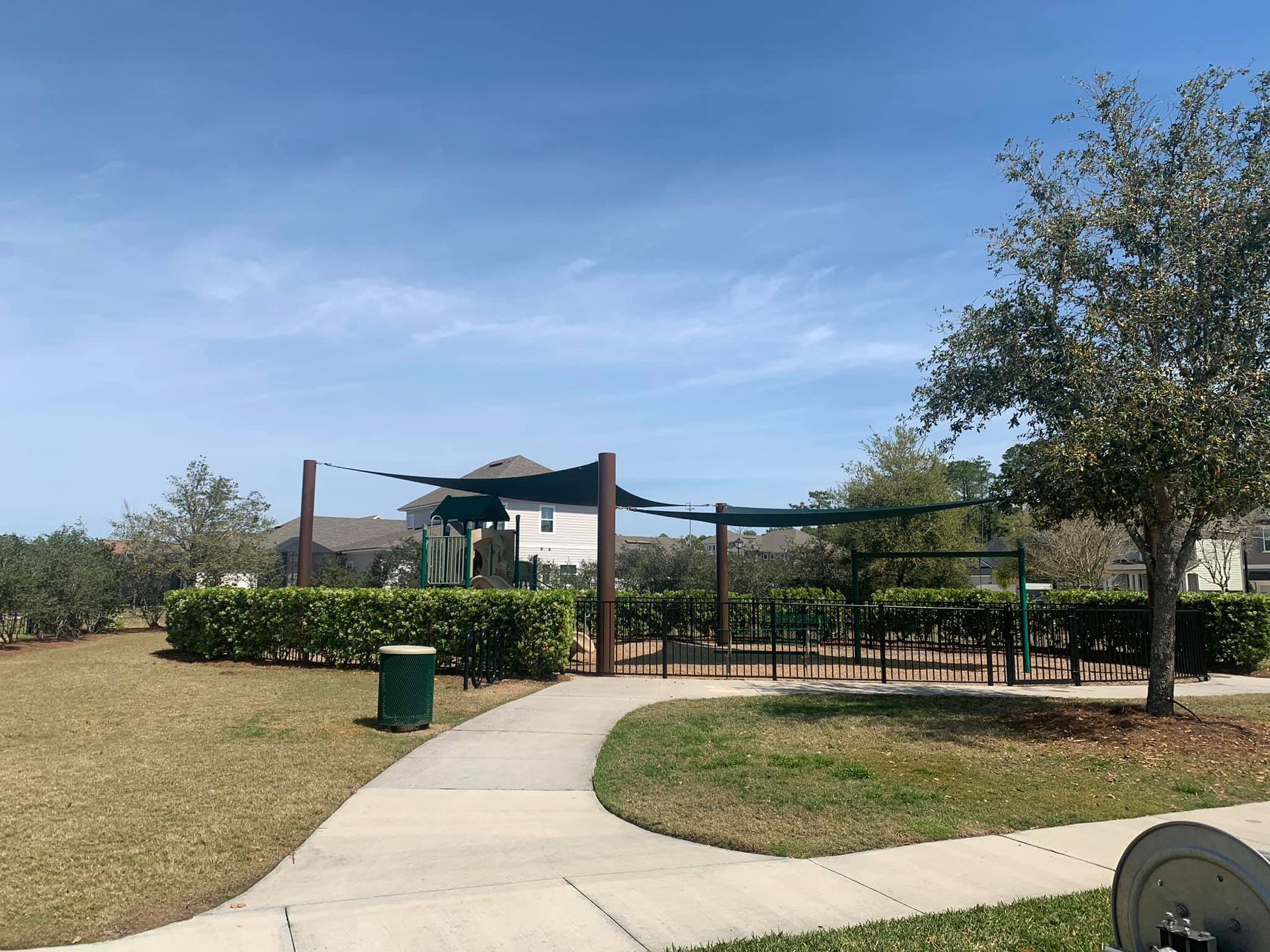 Concrete Walkway Leading to Playground in Park | Jacksonville, FL | Coastal Pressure Washing