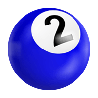 Number Two Billiards Ball