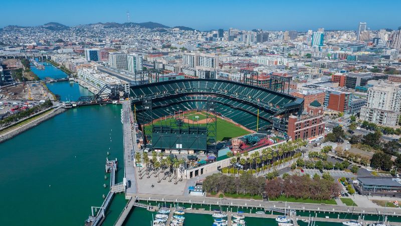 Kayaking by Oracle Park