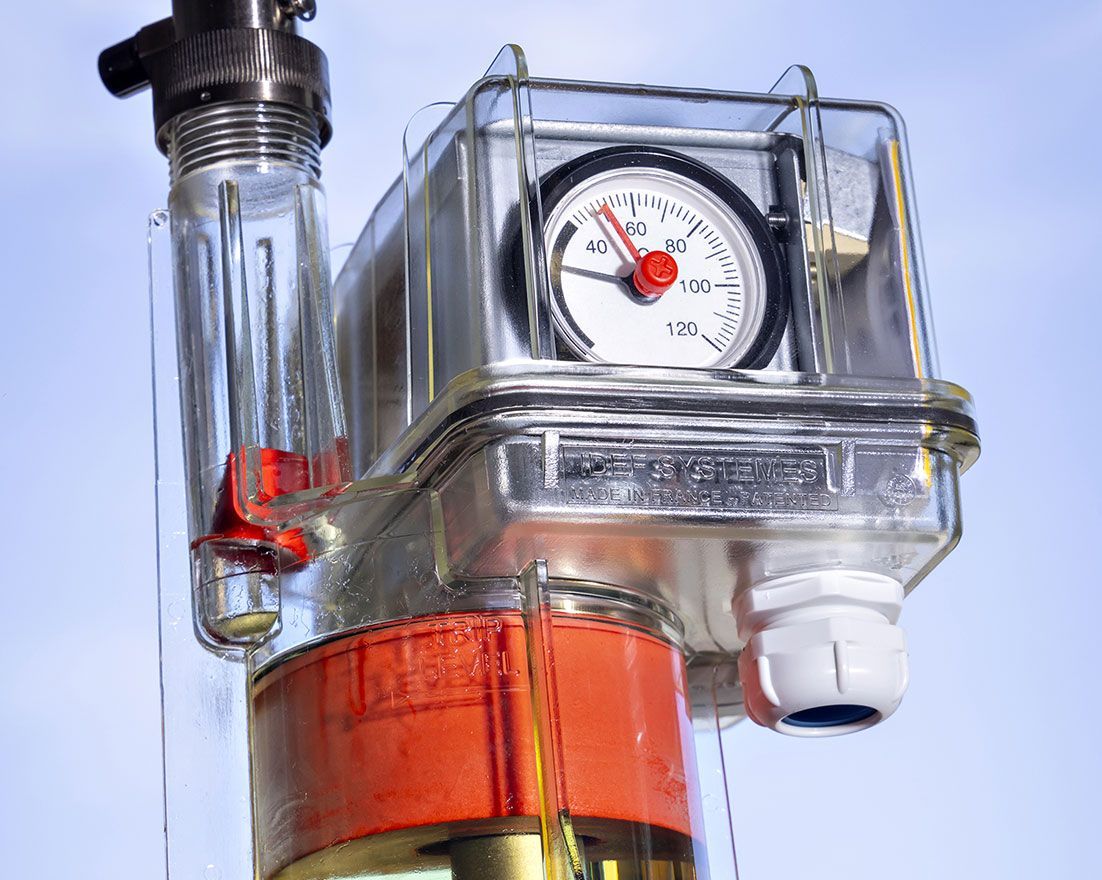 Dettaglio livello olio.