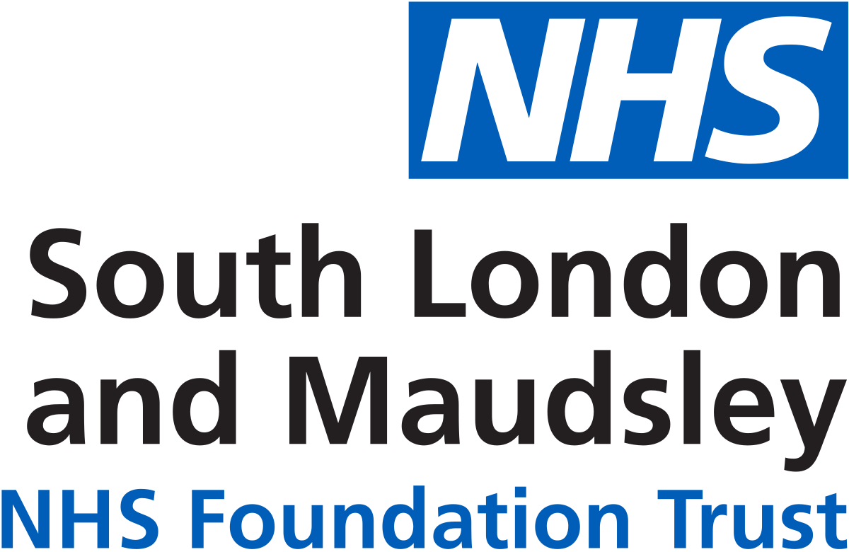 The logo for the nhs south london and maudsley nhs foundation trust