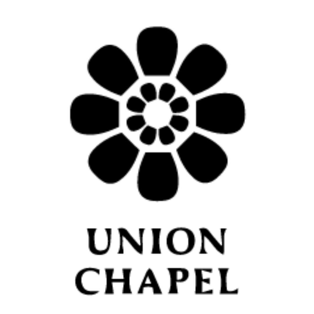A black and white logo for union chapel