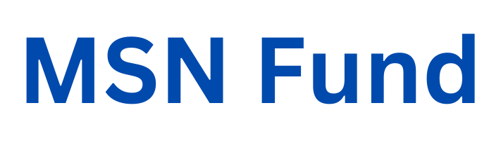 The msn fund logo is blue and white on a white background.