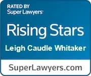 Rising stars leigh caudle whitaker is rated by super lawyers.