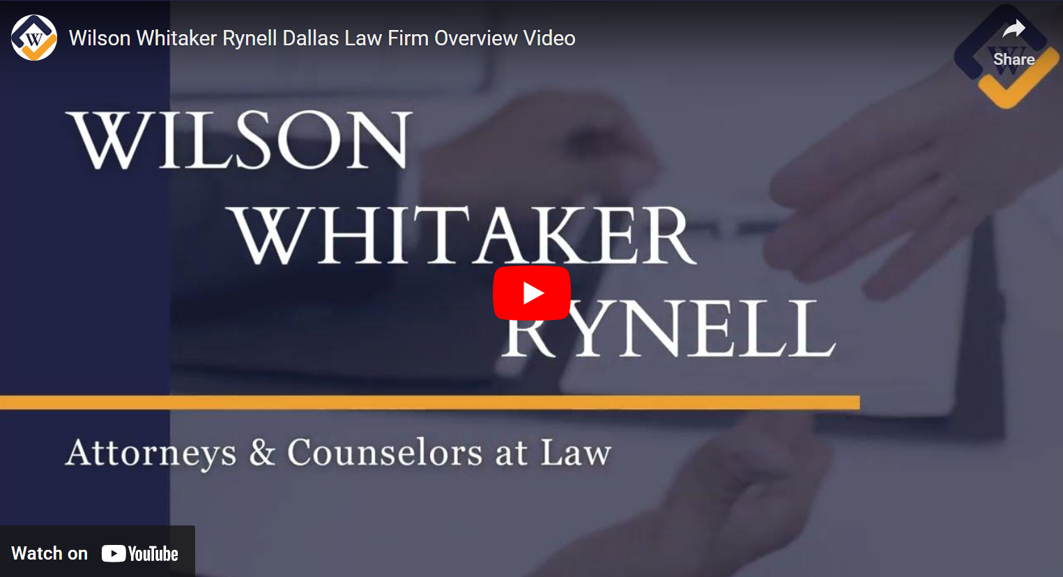 Wilson Legal Group P.C. Firm Overview Video
