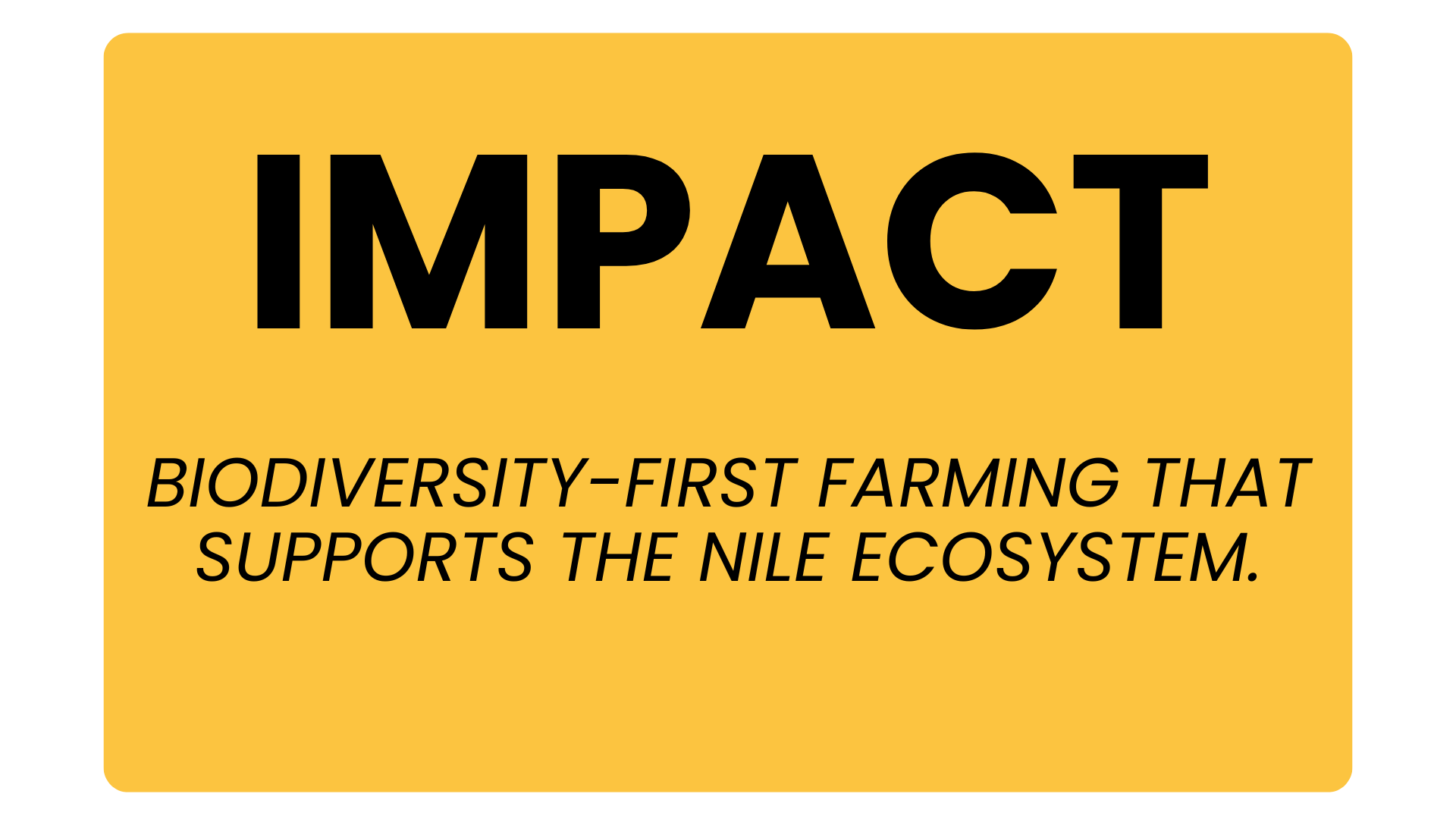 Yellow sign with the black bold text 