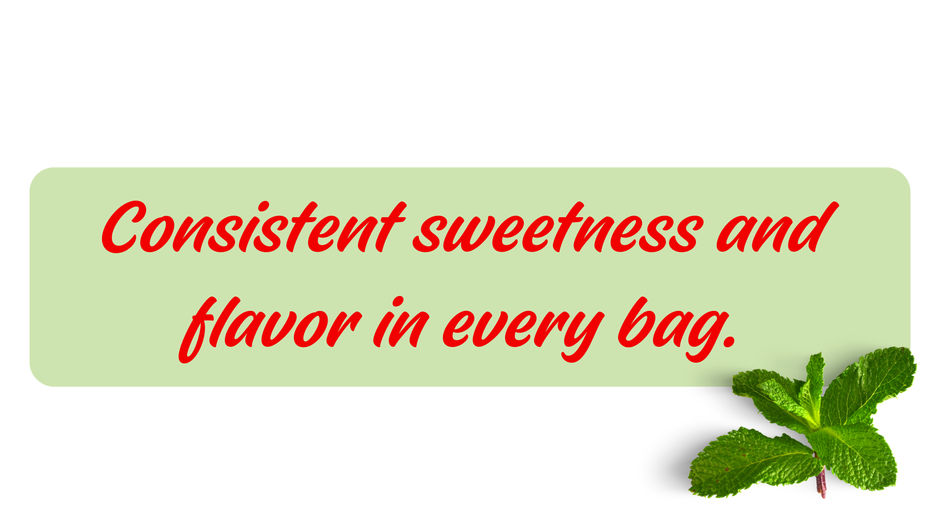 Green rectangle with red text 