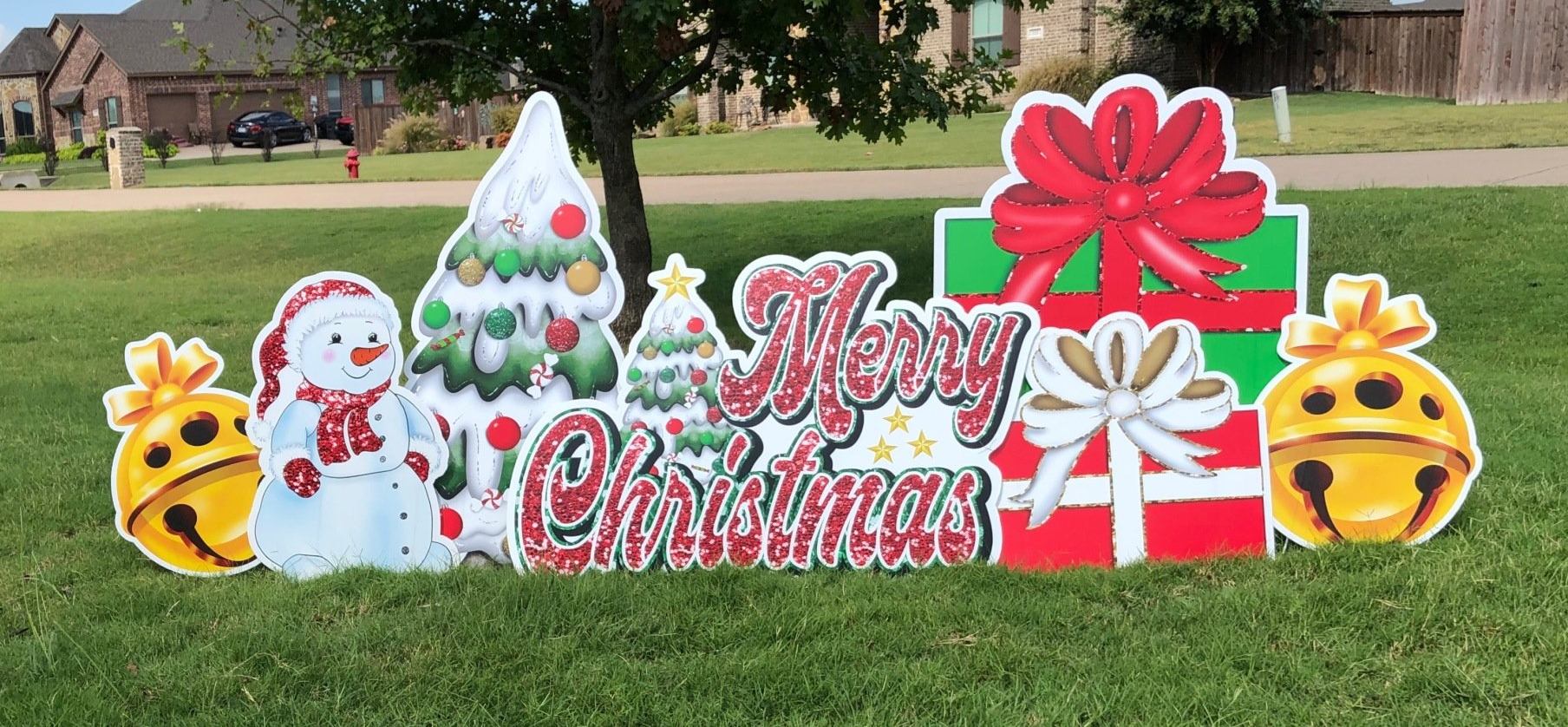 Christmas yard card