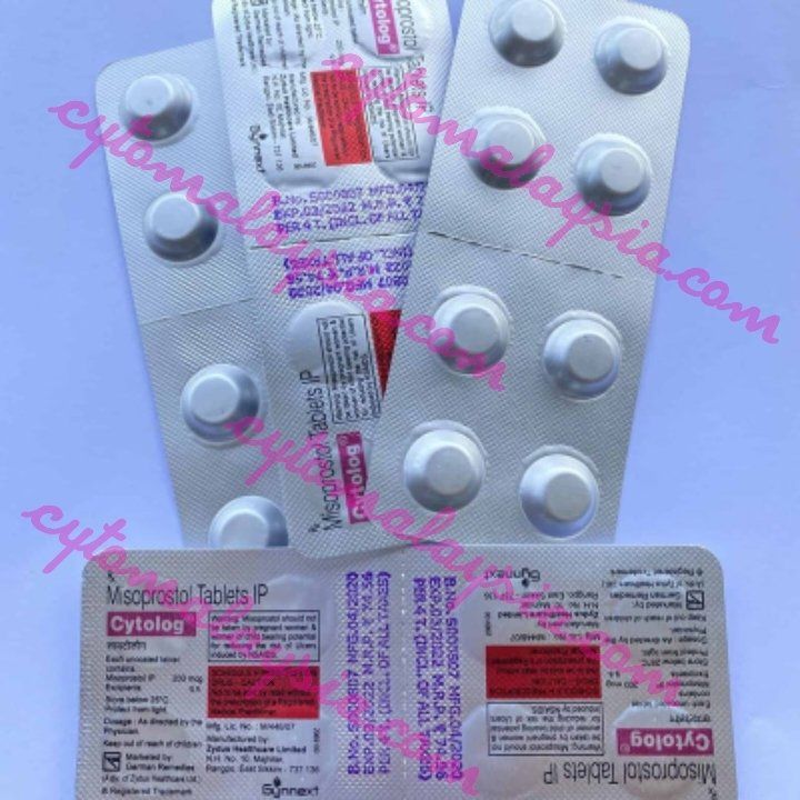 4 strip of cytolog 200mcg arragne together