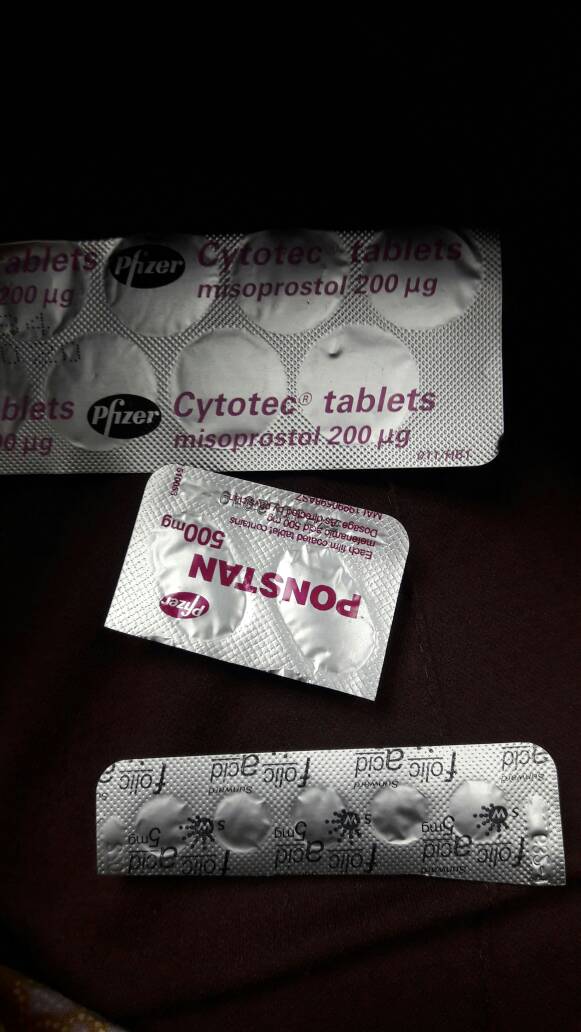 cytotec 200mcg and ponstan photo together 