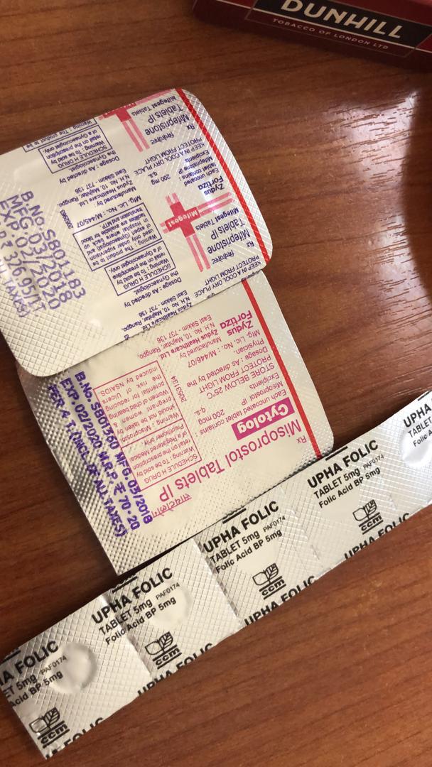 cytolog 200mcg close up photo in hand