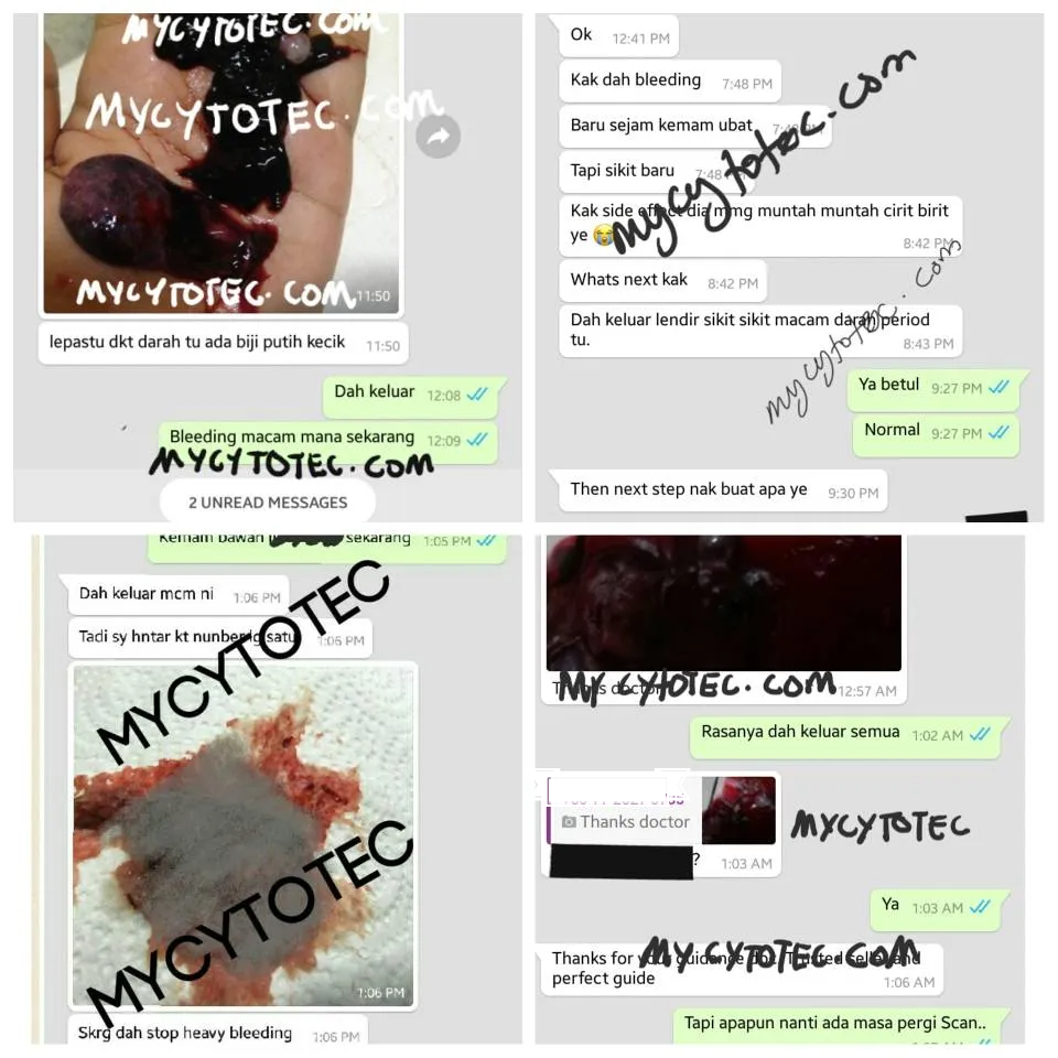 a collage of photo of customer using cytolog 200mcg