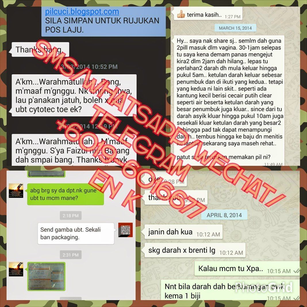 a collage of photo customer conversation in whatsapp