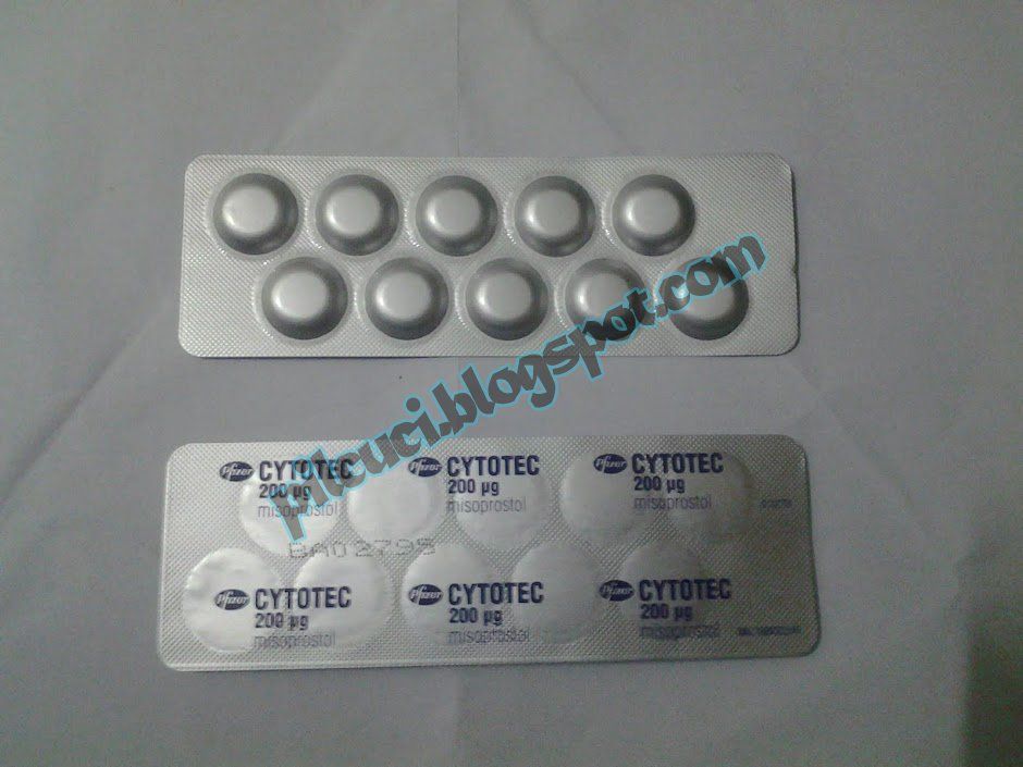 cytotec 200mcg front and back photo