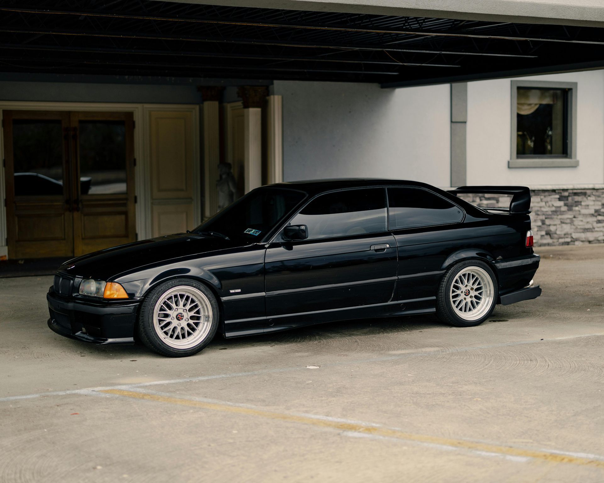 tinted sport car