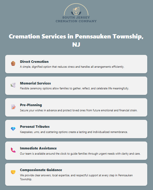 Cremation Services in Pennsauken Township, NJ