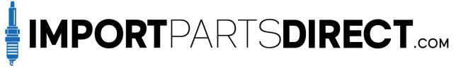 Logo for ImportPartsDirect.com, featuring a spark plug icon.