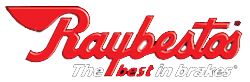 Raybestos logo: red script with