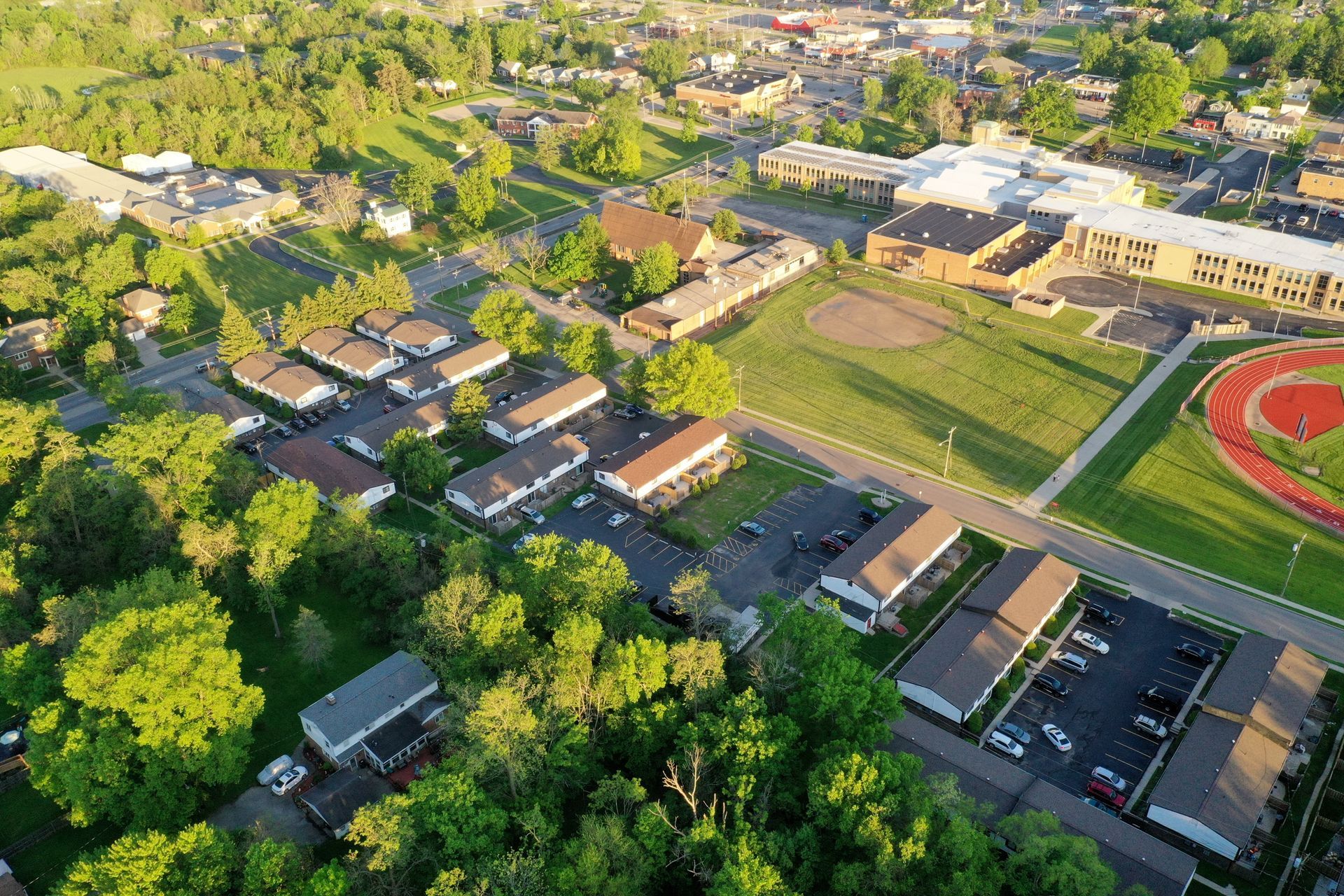 Skyline Photo of Village Square