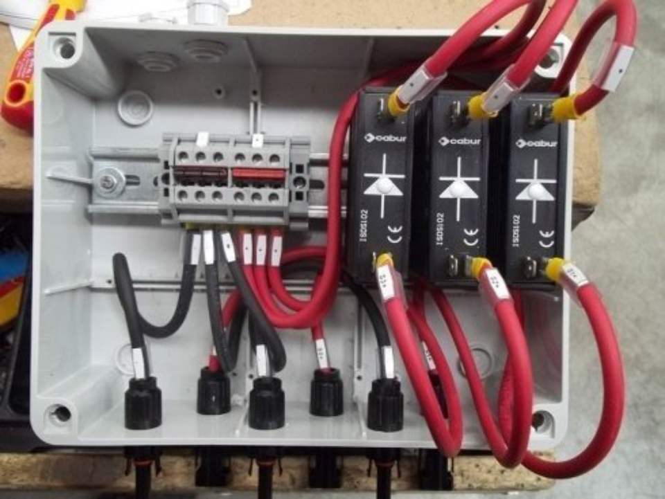 Electrical cabinet detail