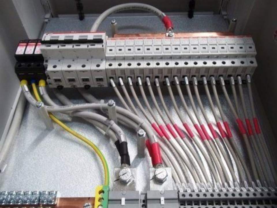 Photovoltaic system switchboard detail