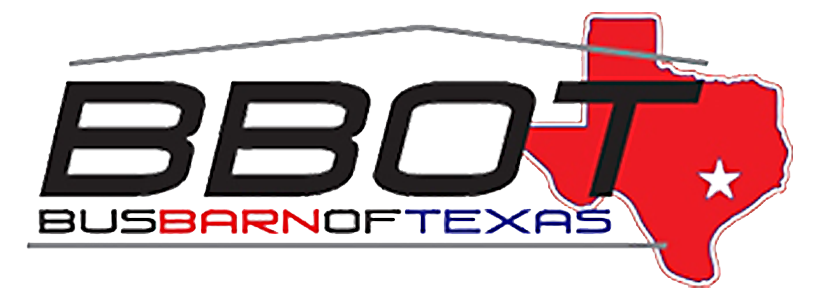 A logo for a company called bbot busbarn of texas.