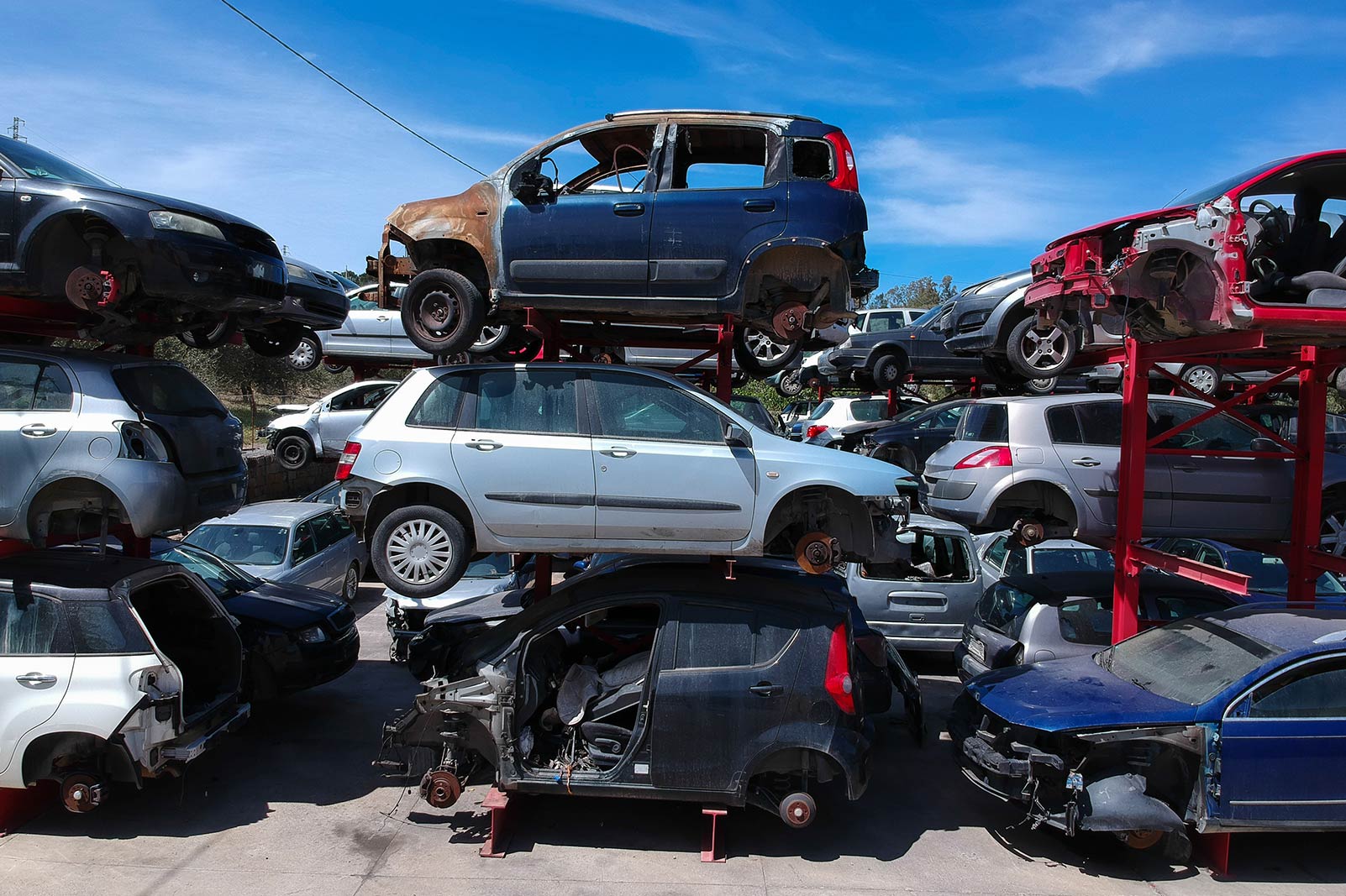 Car in Junkyard — Van Buren, AR — Bud’s Recycling
